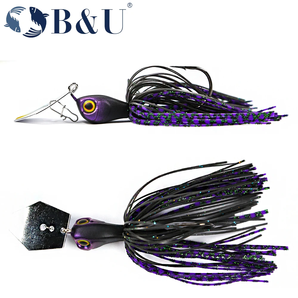 B&U 3/8oz 1/2oz  ̳ Chatterbait spinnerbait ̵   Buzzbait wobbler chatterbait for bass pike fish