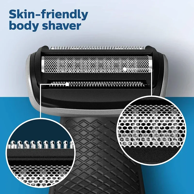 Electric Shaver Head BG2000 Replacement Body Groomer Foil Head for Philips Norelco Bodygroom BG7040 BG7030 BG5025 BG2039