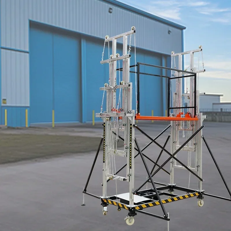 New Electric Scaffolding Lift Construction Machine Multifunctional Remote Control Folding electric scaffold
