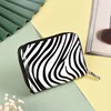 Zebra Print Purse Wallet for Women Leather Short Wallet Fashion Cute Credit Card Coin Purses Money Pouch Mini Wallets 5
