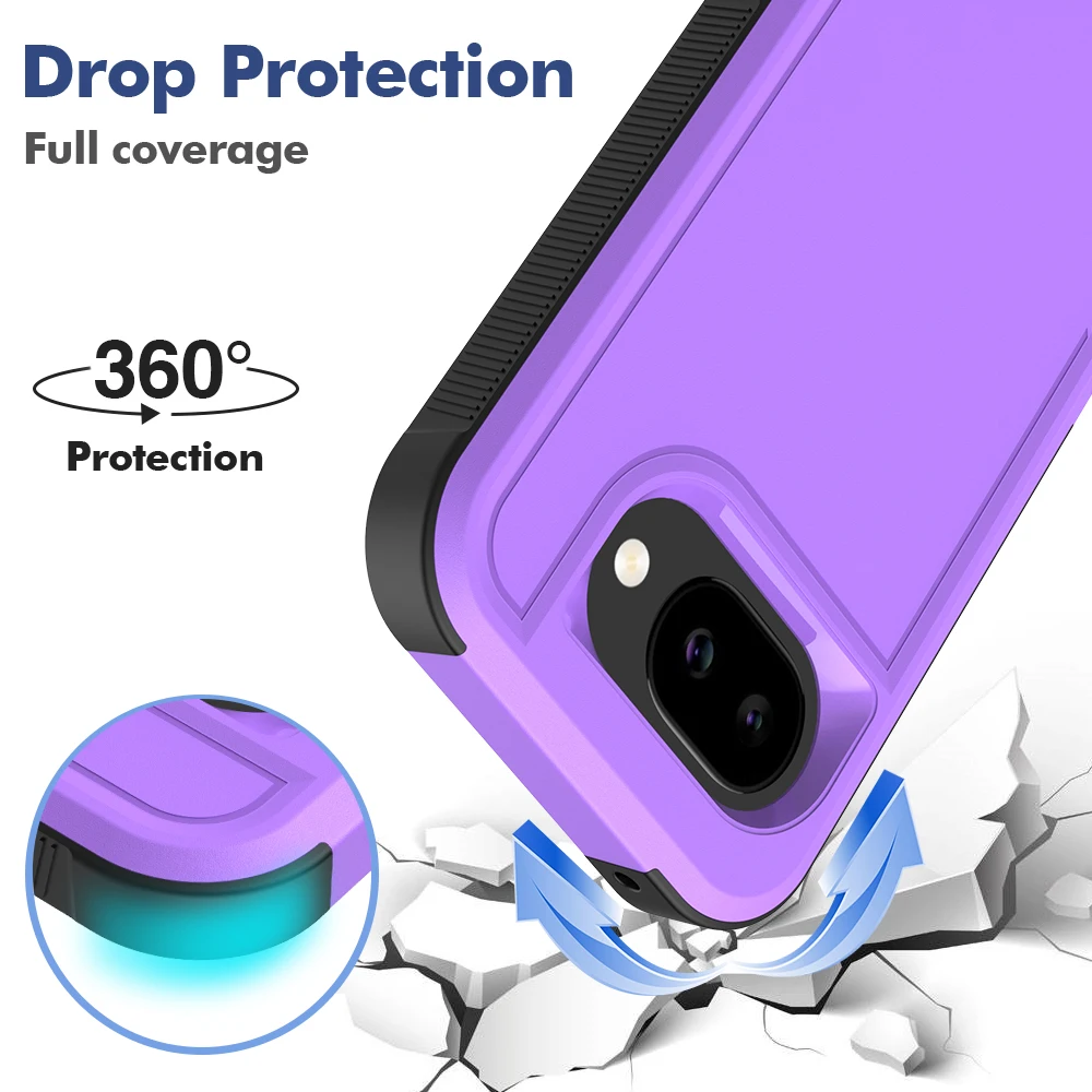 Military Grade Armor Matte Shockproof Phone Case Cover
