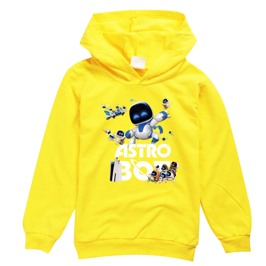 Game Astro Bot Hoodie Kids Comic Clothes for Teens Girl Pullover Long Sleeve Coats Boys Soft Fabric Outerwear Children Clothing 4