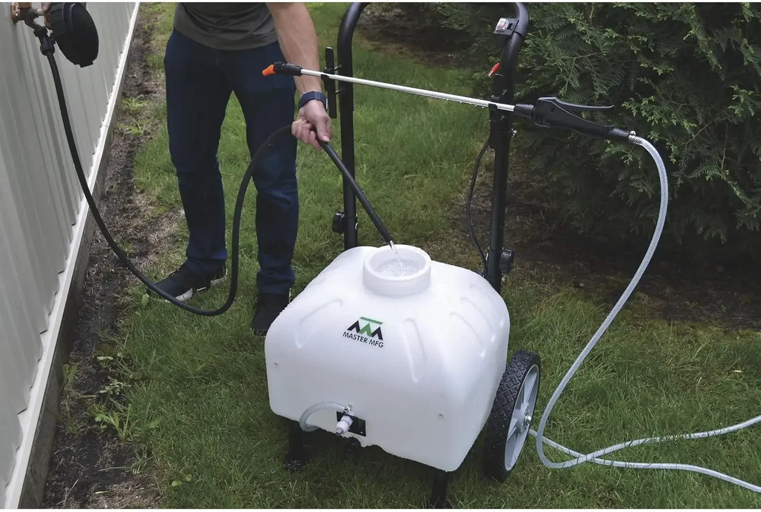 Rechargeable Cart Sprayer - 12 Volt, 9-Gallon Capacity, Model Number PCD-E3-009B-MM