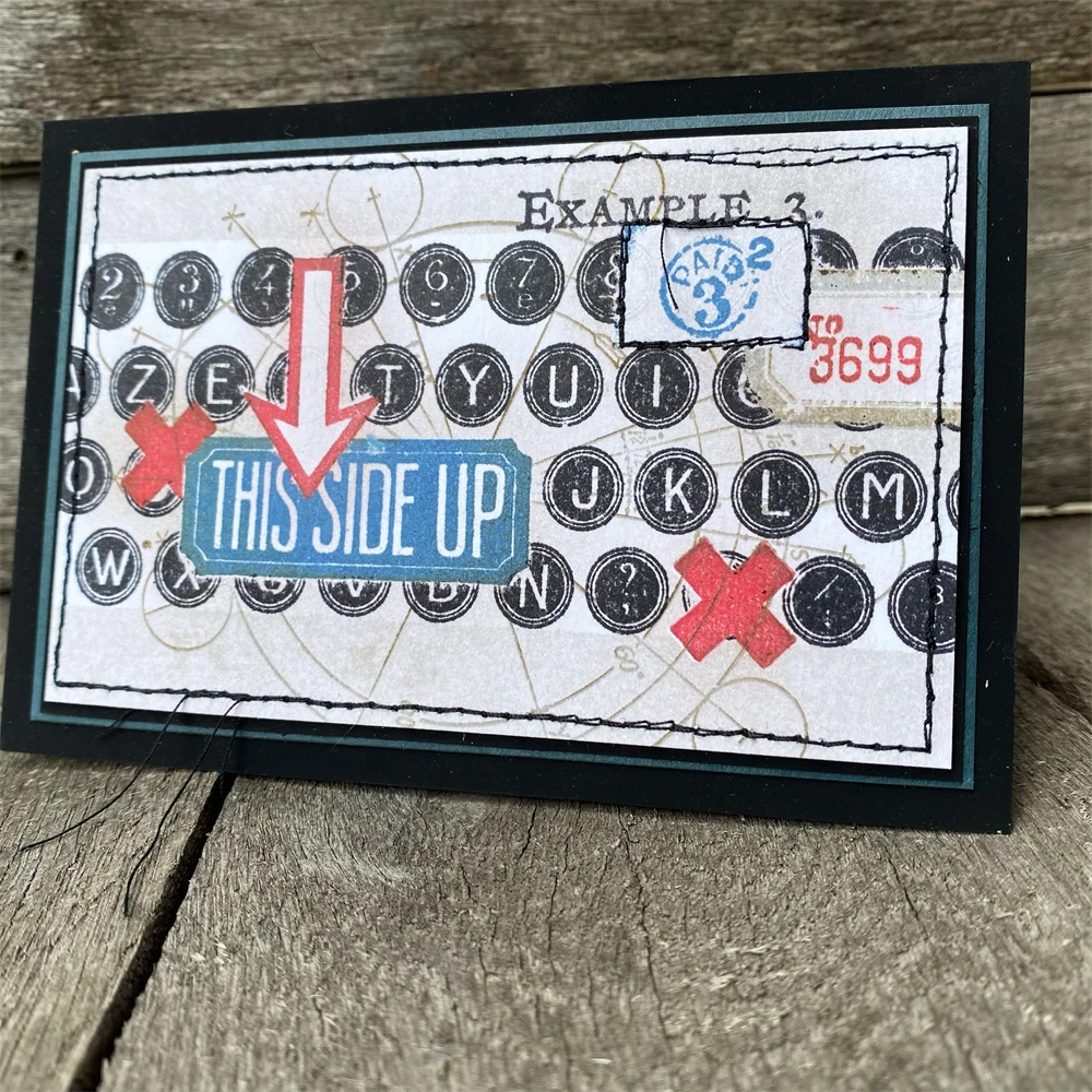 This Side Up Keyboard Letters Number Arrow Clear Silicone Stamp DIY Crafts Card Album Making Scrapbooking Stencil New