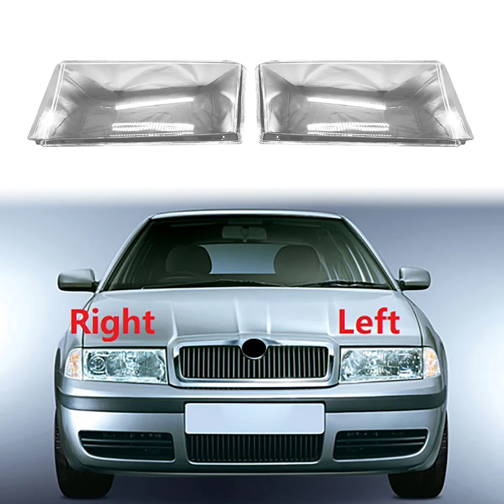 

For Skoda Octavia 2001 2002 2003 2004 Right Headlight Shell Lamp Shade Transparent Lens Cover Headlight Cover
