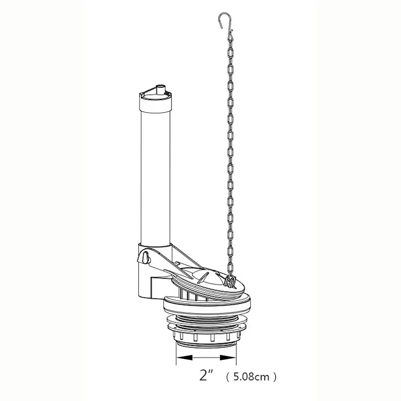 Toilet Chain Drainage Flush Valves Seal Water Stop Valve Flap Cover Closestool Tank Replacement Fittings Bathroom Fixture toilet tank filling valve toilet fill valve toilet drain valve