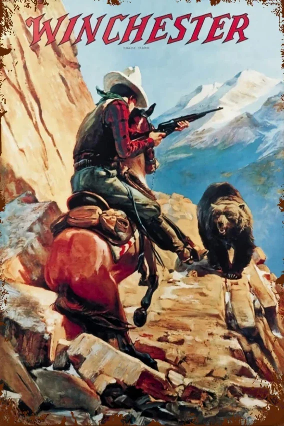 QQIAEJIA Targa in metallo da caccia, non sottovalutare mai un vecchio che ama la caccia, decorazione da parete poster decorazione da parete per bar caffetteria casa garage 12x16 pollici