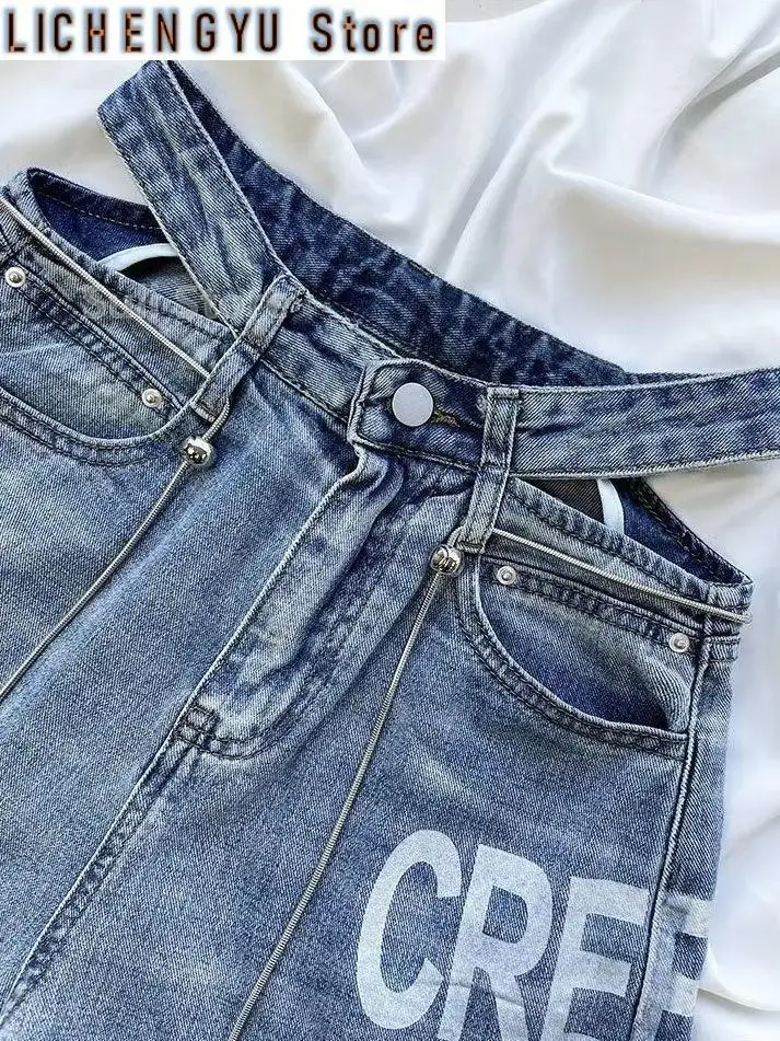 New Ripped Jeans Women Female Clothing Vintage Jeans Woman High Waist Women Pants Streetwear Denim Baggy Korean Fashion