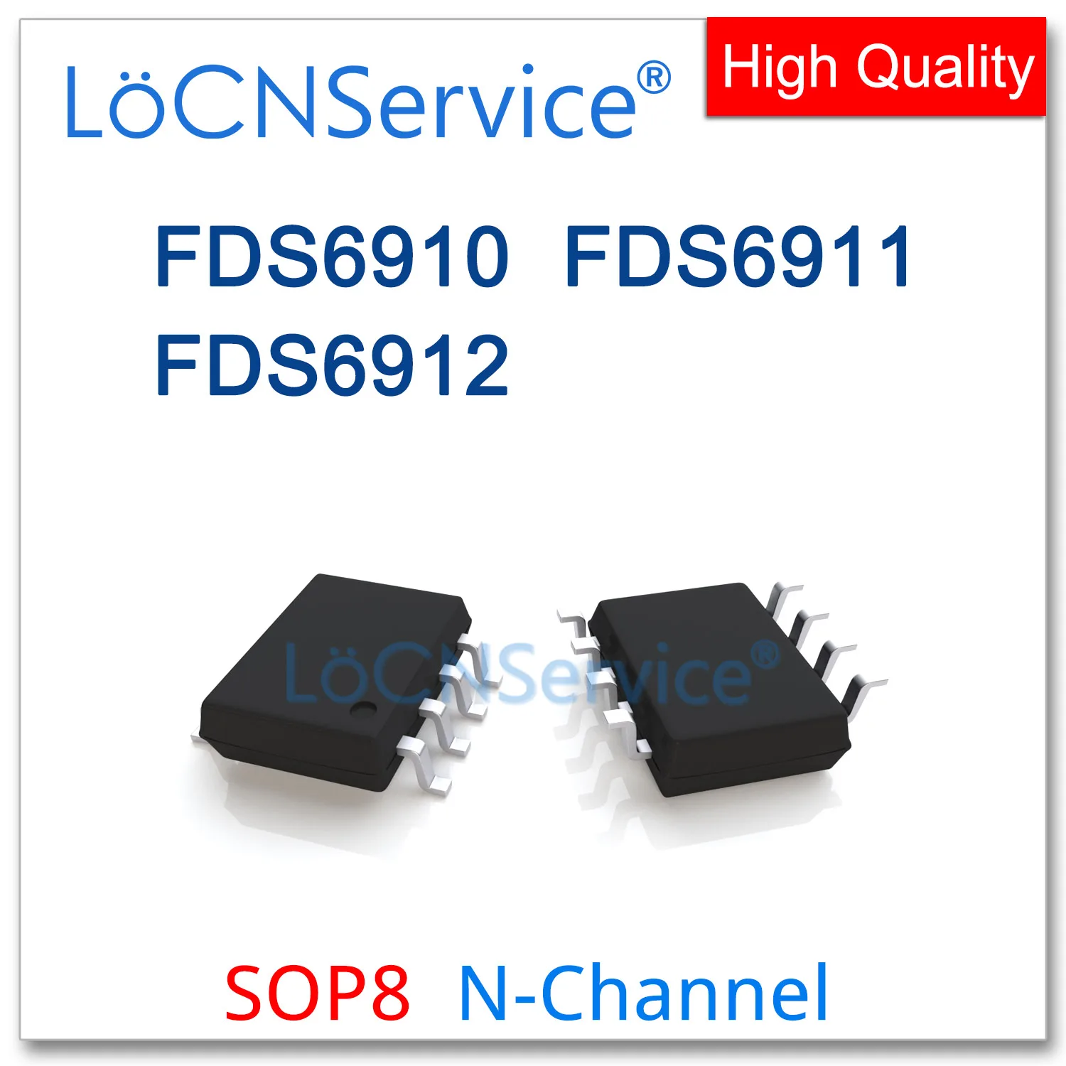 

LoCNService 50 шт. 500 шт. SOP8 FDS6910 FDS6911 FDS6912 6910 6911 6912 Dual N-Channel высокое качество