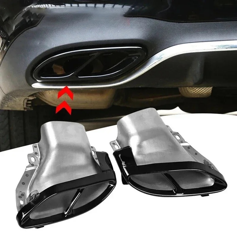 

Наконечник Выхлопной Трубы для Mercedes Benz W212, глушитель из нержавеющей стали, 14-16