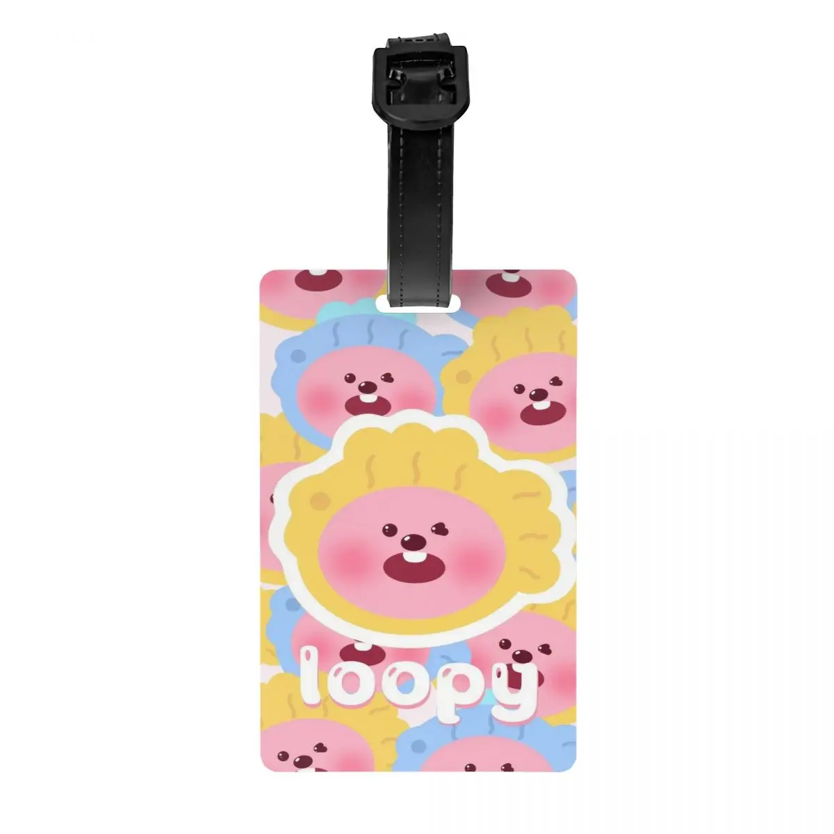 

Kawaii Loopy Cartoon Beaver Luggage Tag Cute Holder Baggage Tags Luggage Bag Case Tags ID Address for Women's Baggage Tag Gifts