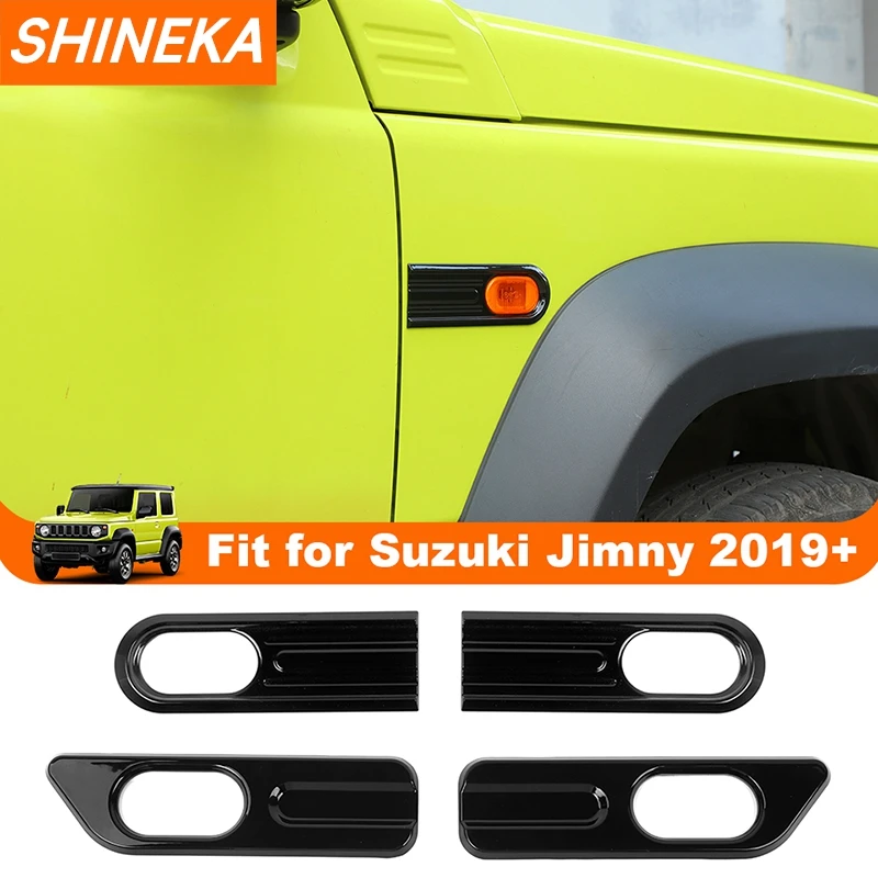 SHINEKA Auto-Kotflügel vorne, Blinker, Dekoration, Abdeckung für Suzuki Jimny, Außenzubehör