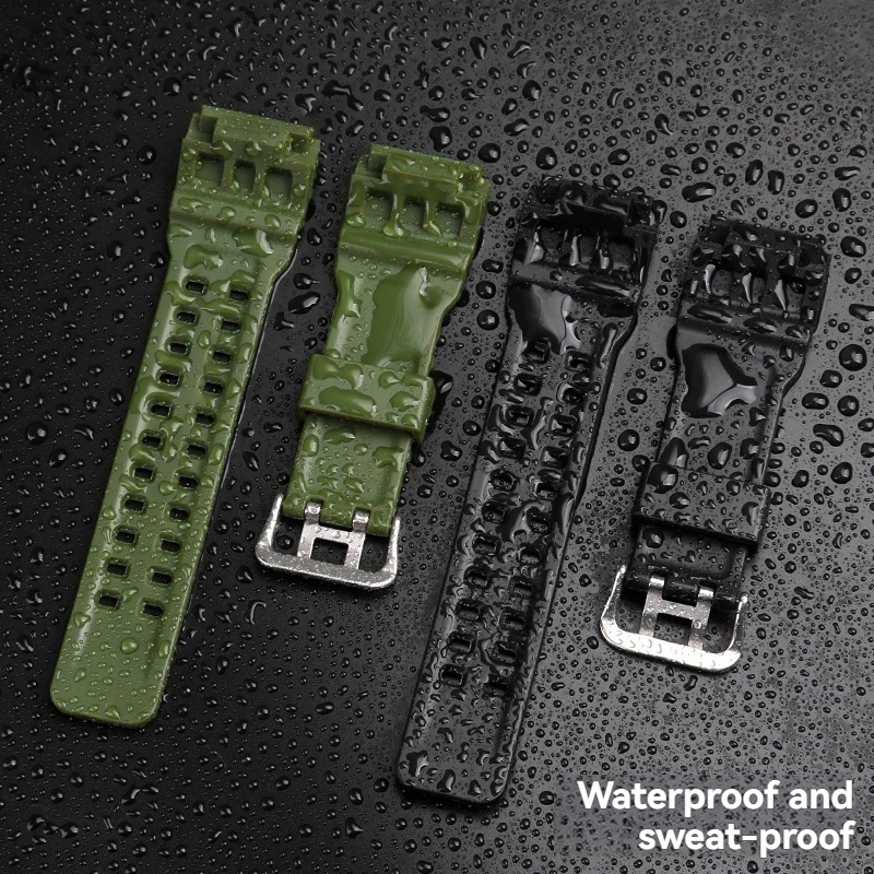 Durable Resin Band for Outdoor Sports Watches - Shockproof Replacement Strap