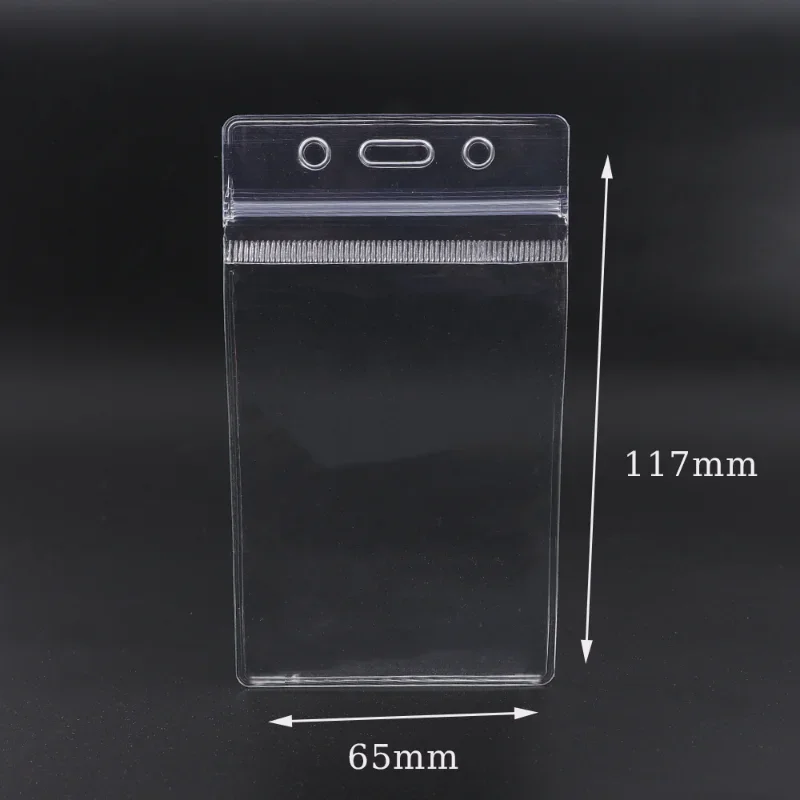 10/1PCS Waterproof Transparent Card Holder Plastic Protector Case Business Bus Bank Credit Card Protector ID Badge Holders