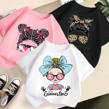 Children's Summer T-Shirt New Children's Short-Sleeved T-Shirt Men And Girls Round Neck Tops Baby Cotton T-Shirt Bottoming Shirt 1