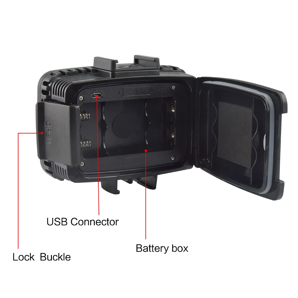 Portable Flashlight 40M Diving Underwater Waterproof LED For Gopro Hero 11 9 10 Dji OSMO Action 3 Fill Lamp Camera Accessories