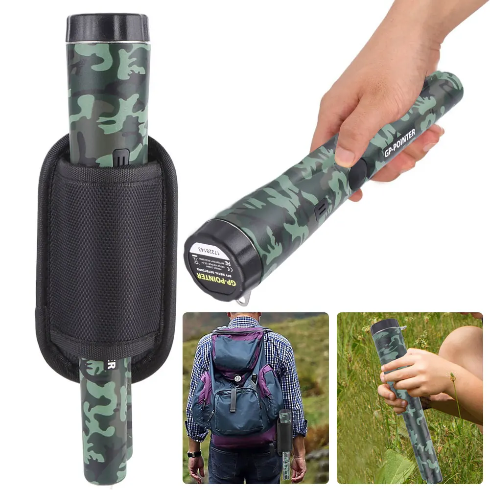 Handheld Metal Detector GP-Pointer IP66 Waterproof Metal Pinpointing Rod Detector Gold Tester for Coin Gold