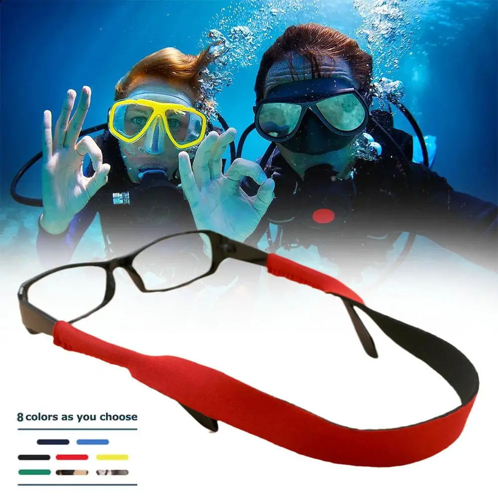 

Interchangeable Neoprene Glasses Strap Sports Lanyard Rope Band Spectacles Holder String Eyeglasses Sports Sunglasses Cord O4N2
