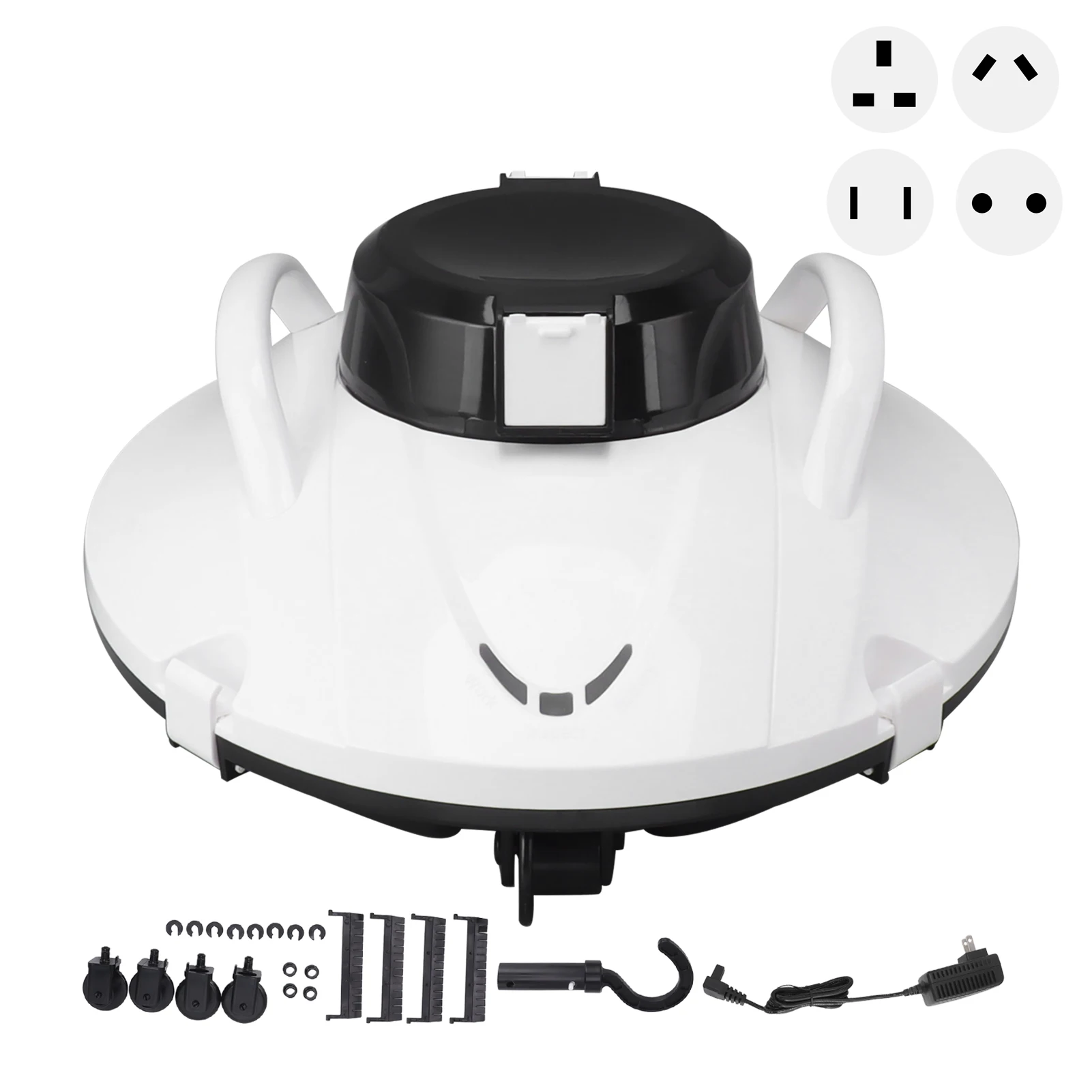 

Cordless Robotic Pool Cleaner Automatic Waterproof Strong Suction Pool Cleaning Robot for Above In Ground Swimming Pool