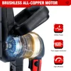 ONEVAN 2000W 51CM Brushless Hedge Trimmer Electric Cordless Garden Bushes Branch Cutting Power Tools For Makita 18v Battery 5
