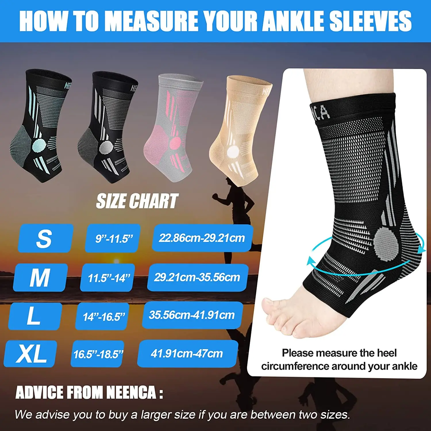 Ankle Support Ankle Straps Fitness Ankle Straps Ankle Support Brace Ankle Wrist Cuffs Ankle Brace Compression Sleeve Support for Achilles Tendonitis Plantar Fasciitis Joint Pain Swelling Heel Spurs Injury Recovery