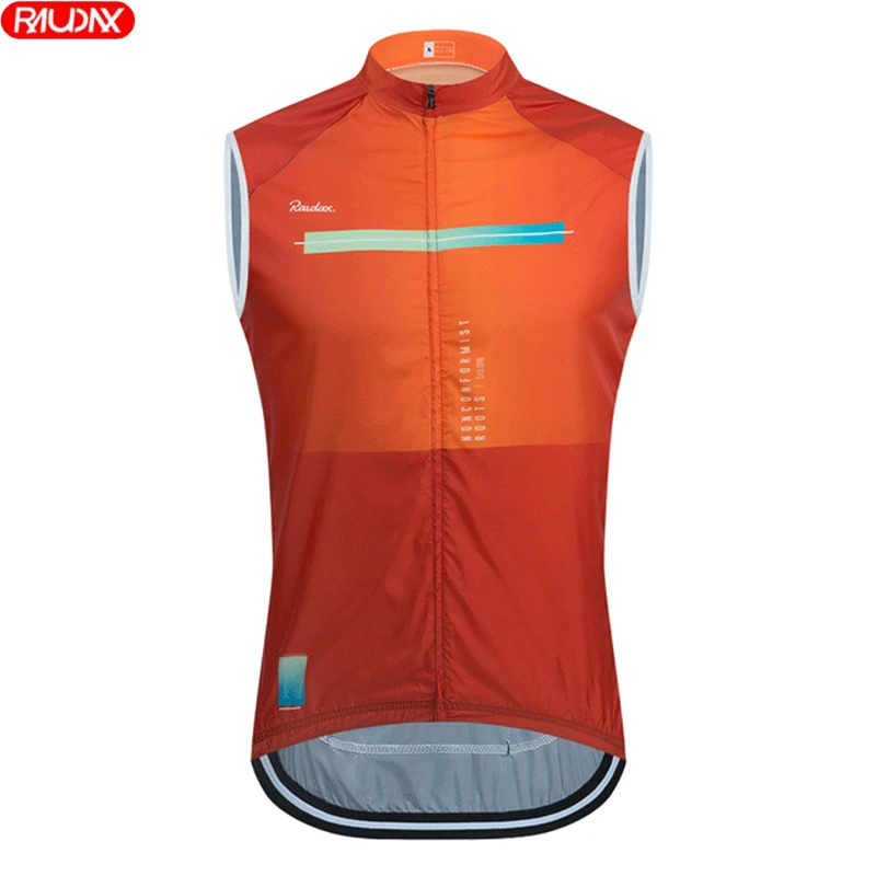 

RAUDAXMen's Summer Cycling Vest Bike Windproof Jacket MTB Bike Waterproof Cycling Vest Off Road Vehicle Shrinkproof Water Jacket