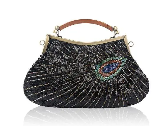 Lal Haveli Bracade Work Peacock Design Silk Jewellery Bag Coin Purse Red -  Price in India | Flipkart.com