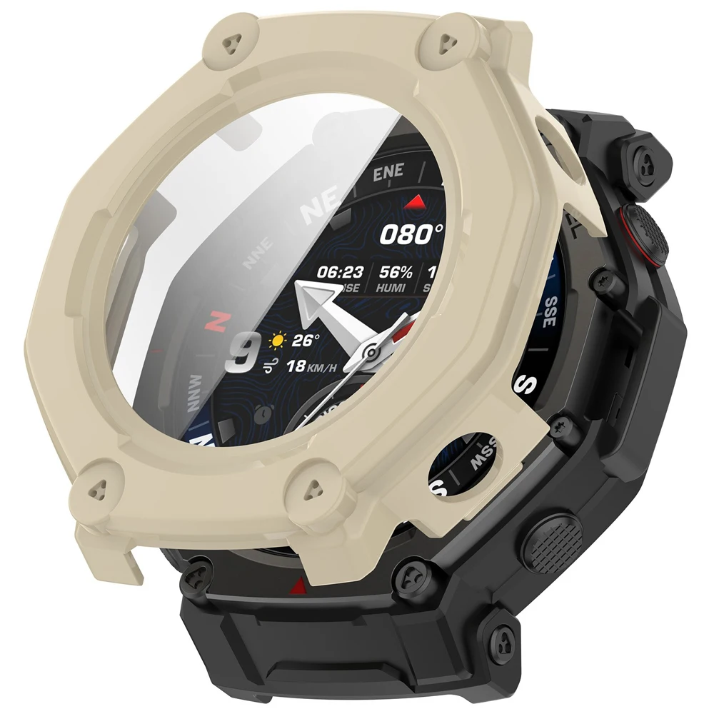 Durable Tempered Glass PC Case for Smartwatch - Full Protective Skin & Hard Shell Guard