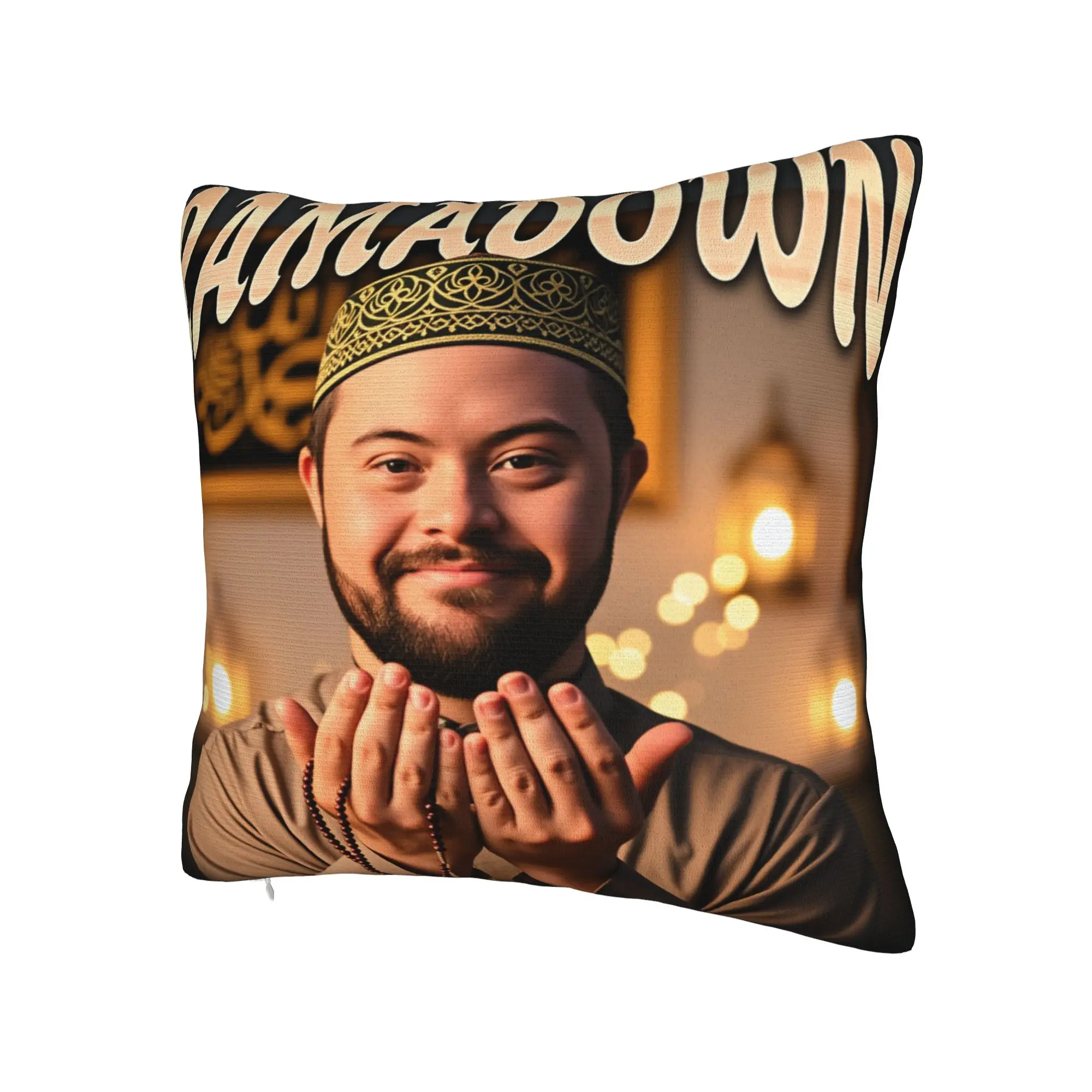 Kissenbezug Ramadown Meme Niedlicher lustiger Kissenbezug für Couch, Sofa, Schlafzimmer, Kissenbezüge – Detail 3