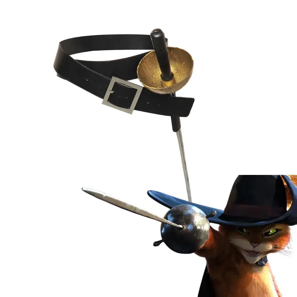 

Puss in Boots Cosplay Sword Belt Costume Accessories for Kids Children Outfit Props Fantasia Anime Halloween Carnival Party Prop