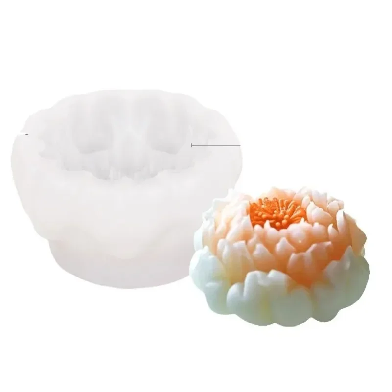 3D Lotus Rose Hibiscus Flower Silicone Molds DIY Flower Candle Soap Gypsum Crafts Resin Making Mold Chocolate Cake Baking Tools silicone mold silicone candle molds silicone candle mold candle mold cake mold