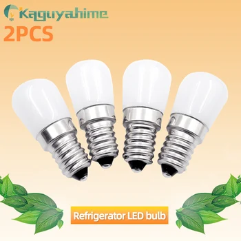 Kaguyahime 2 개/몫 Hcnew LED 냉장고 전구 3W E14 냉장고 옥수수 전구 AC 220V LED 램프 화이트/따뜻한 화이트 에너지 절약