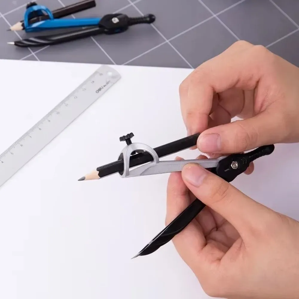 1-30cm 직경 가죽 게이지 조절 가능한 금속 도구 드로잉 컴퍼스 전문가용 스테인리스 학생용 컴퍼스