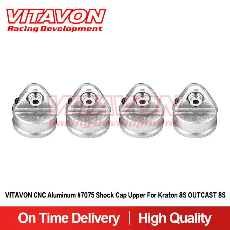 Vitavon Cnc Alu 7075 Tappo Ammortizzatore Superiore Per Kraton 8S Outcast 8S
