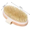 Wet and Dry Body Brush Exfoliator with Soft Bristles Body Scrub Brush for Cellulite and Lymphatic Bath Shower Skin Care Tool 6