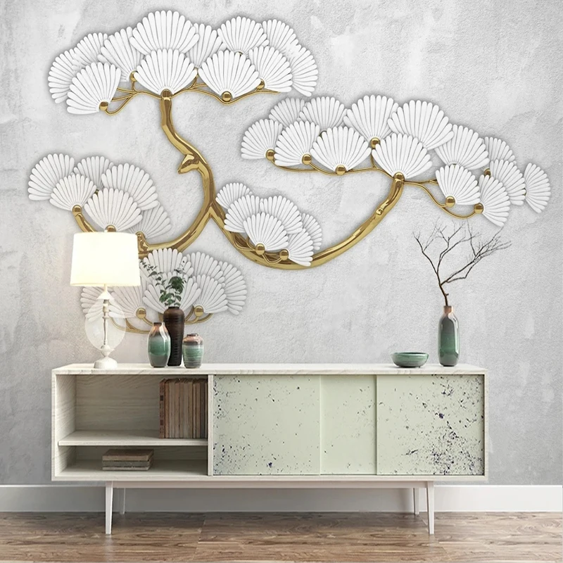 

Custom Photo Wallpapers White Flower 3D Relief Mural Living Room Bedroom Sofa TV Background Wall Home Decor Papel De Parede 3D