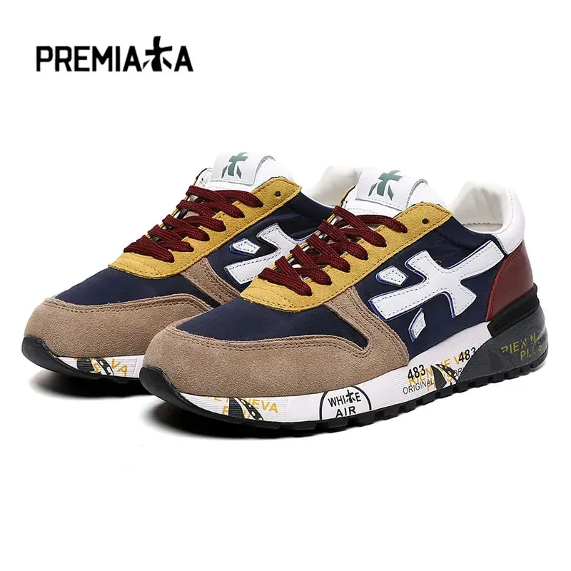 

PREMIATA Shoes for Adult New Casual Sports Luxury Design Breathable Waterproof Multi-color Element Trend Men's and Women's Shoes