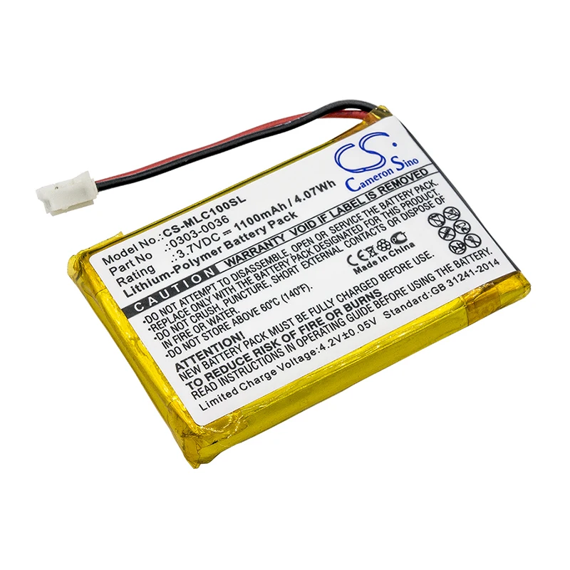 1100Mah Minelab 0303-0036 Batteria Per Ctx 3030 Wm-10