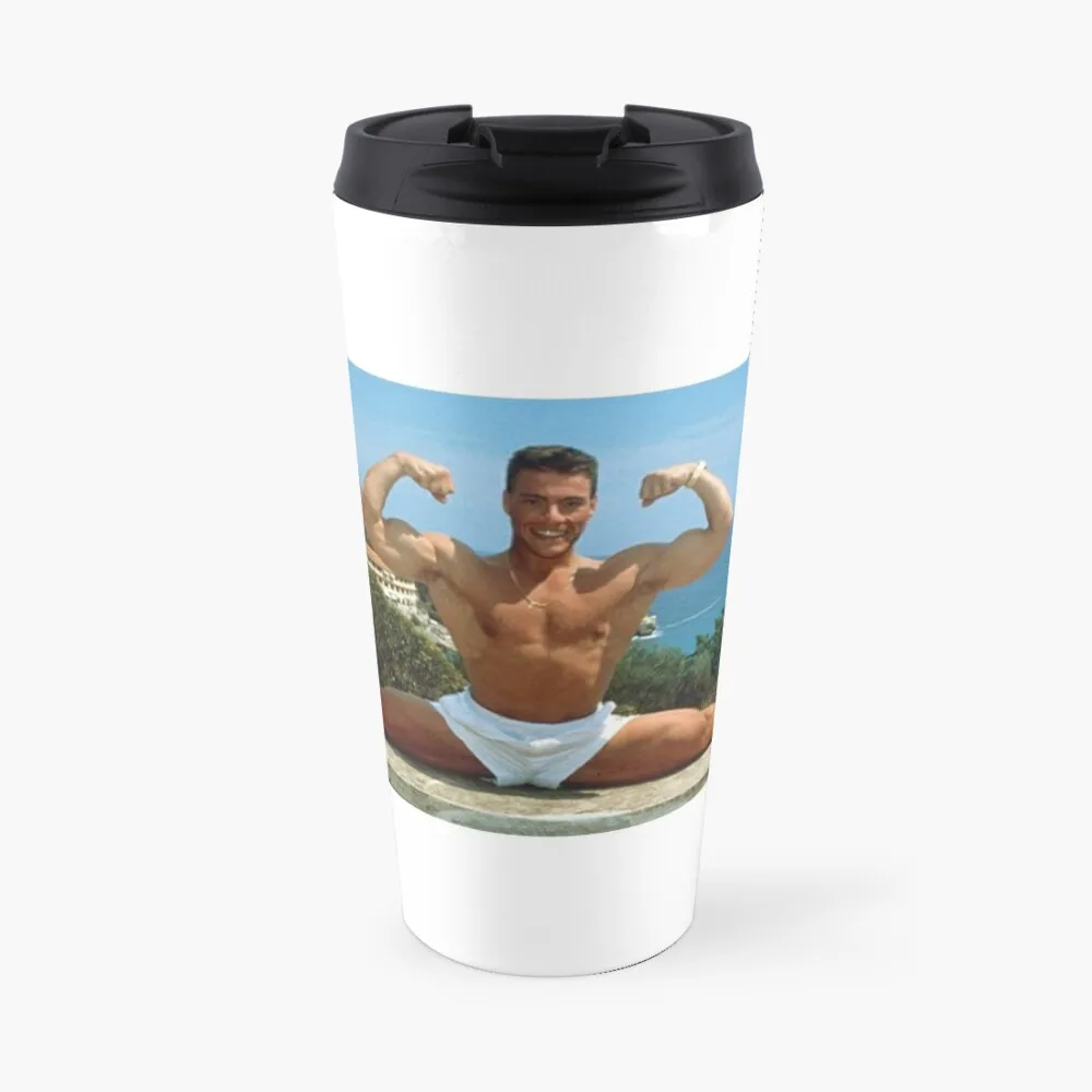 

Jean Claude Van Damme Splits Travel Coffee Mug Espresso Cup Coffe Cup