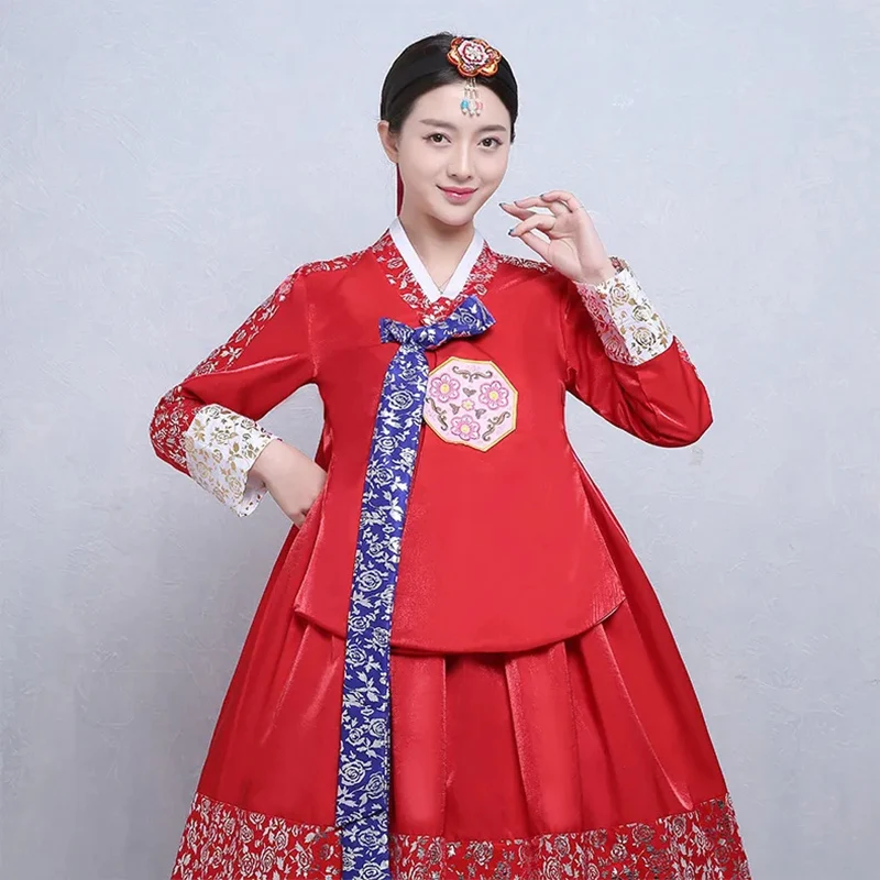 Korean Traditional Wedding Hanbok For Women Palace Korean Hanbok Dress Ethnic Minority Dance Costume Oriantal Clothing Outfit 9