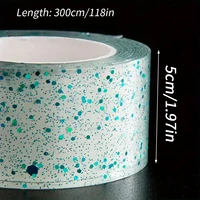 1 Roll Sequins Nano Adhesive Sticky Fun Diy Craft Double Sided Tape Pinch Fun Multifunctional Tape Small, Business Supplie 2