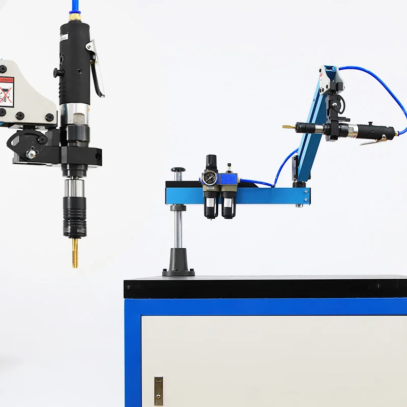 Pneumatic M3-M12 Universal Type 360 Degrees Angle Pneumatic Air Tapping Machine Drilling Machine Tap Tools With Chucks
