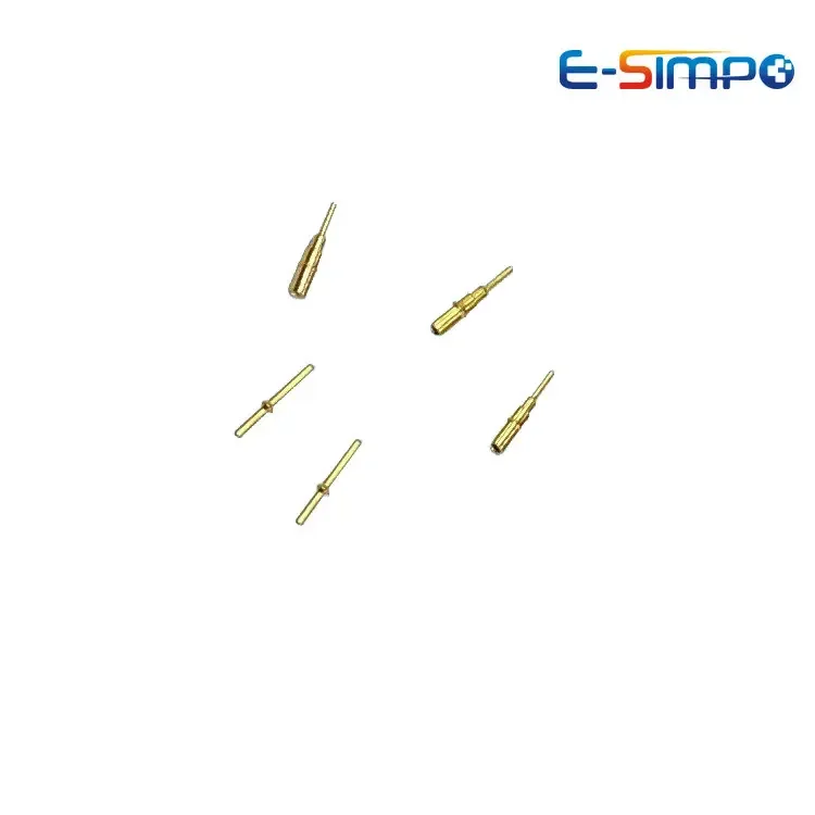 

1000pcs 0.3-0.4mm Mini Round Hole Pin Female Header Gold PCB Solder Claw SpringJack Flash Crystal Oscillator Sensor Relay Socket