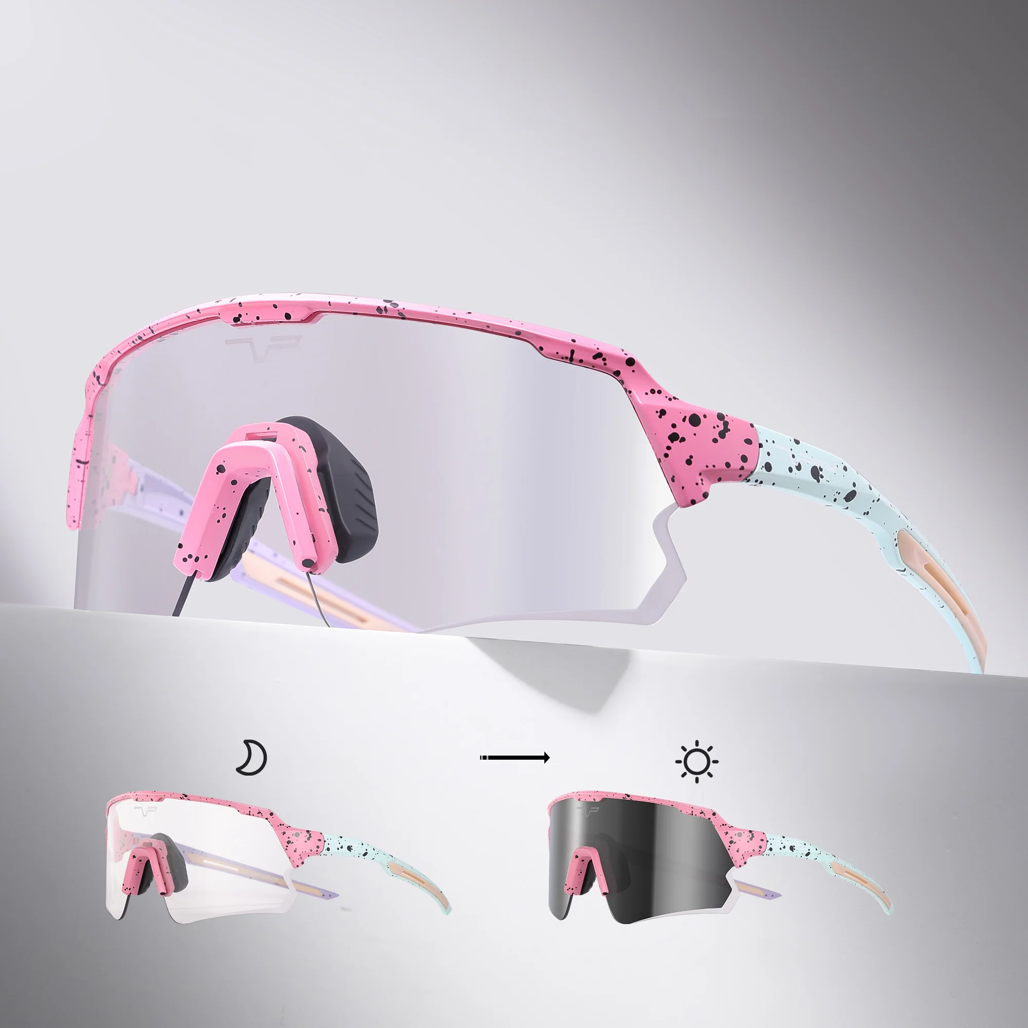 Photochromic Outdoor Sports Sunglasses