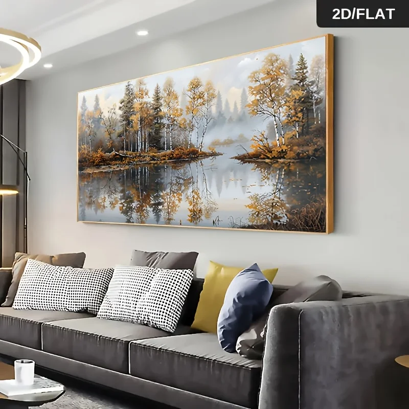 Modern Abstract Forest Landscape 2