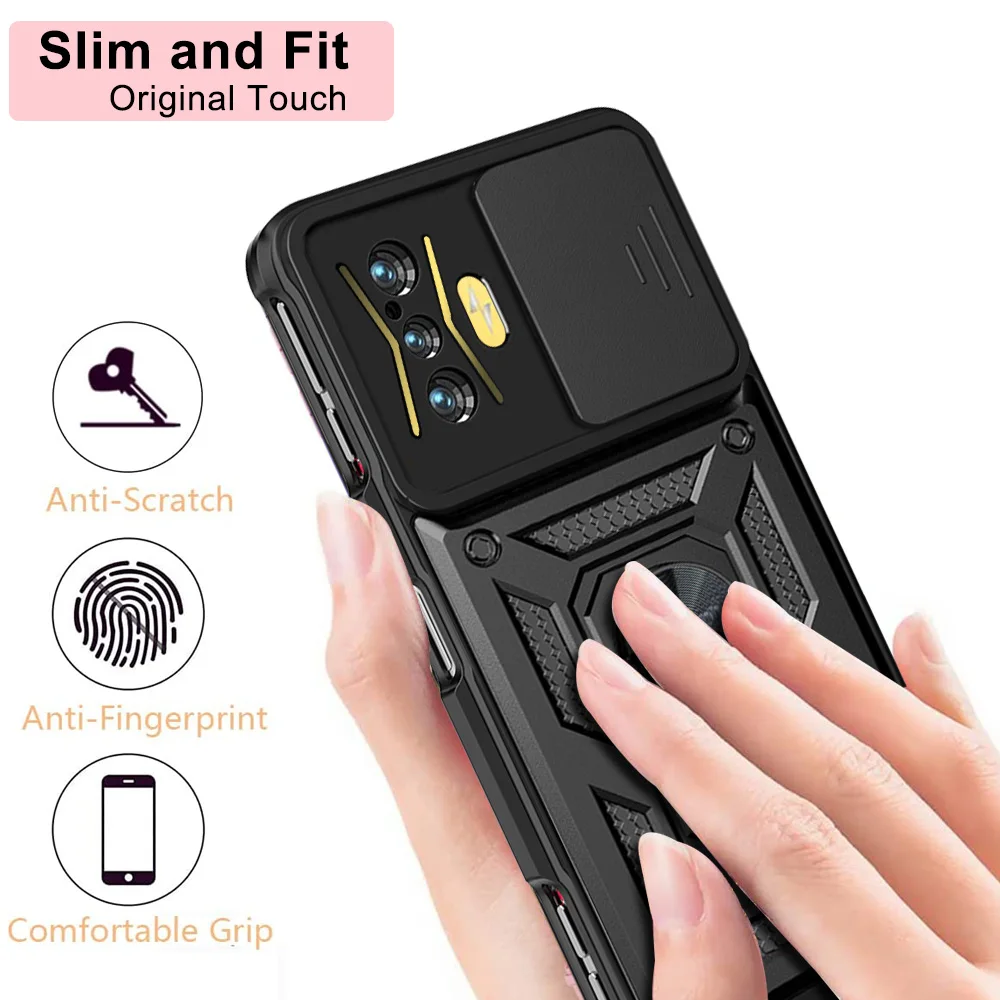 Shockproof Armor Car Holder Phone Case Cover