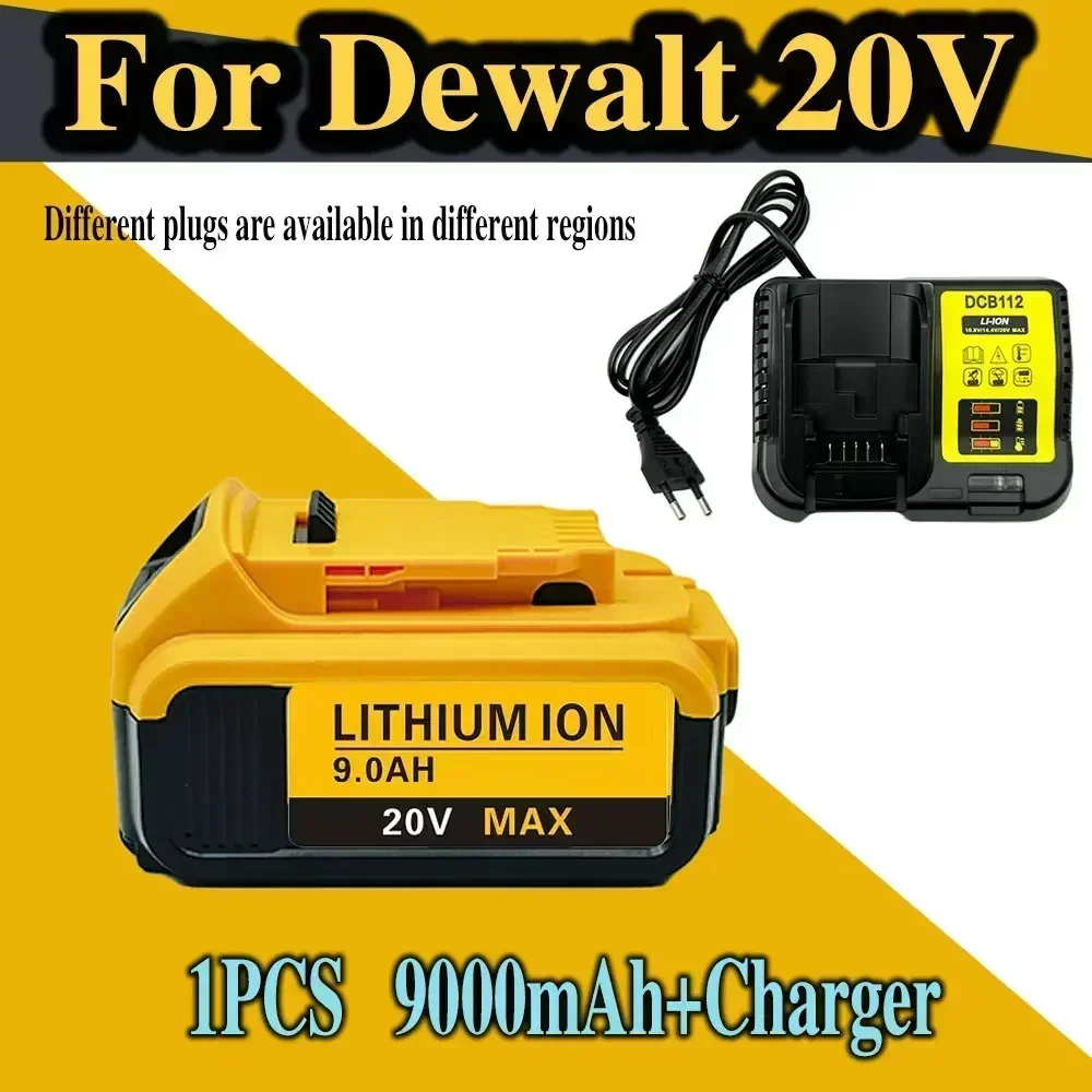 Suitable for Dewalt DCB200 DCB184 Series 18V/20V Rechargeable Power Tool Accessories, Power Tools, Lithium Battery Replacement