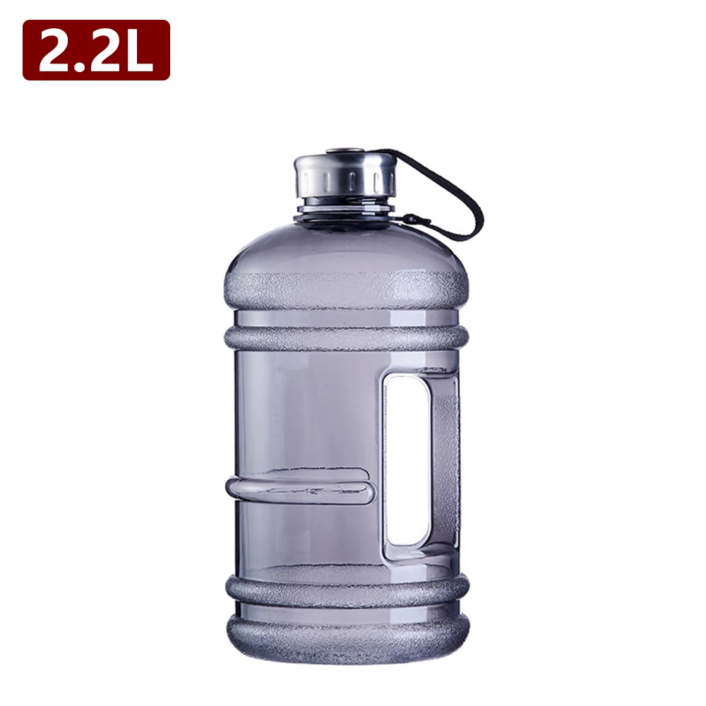 1/2L Large Sport Gym Training Big Drink Water Bottle Cap Kettle with Straw GRii 
