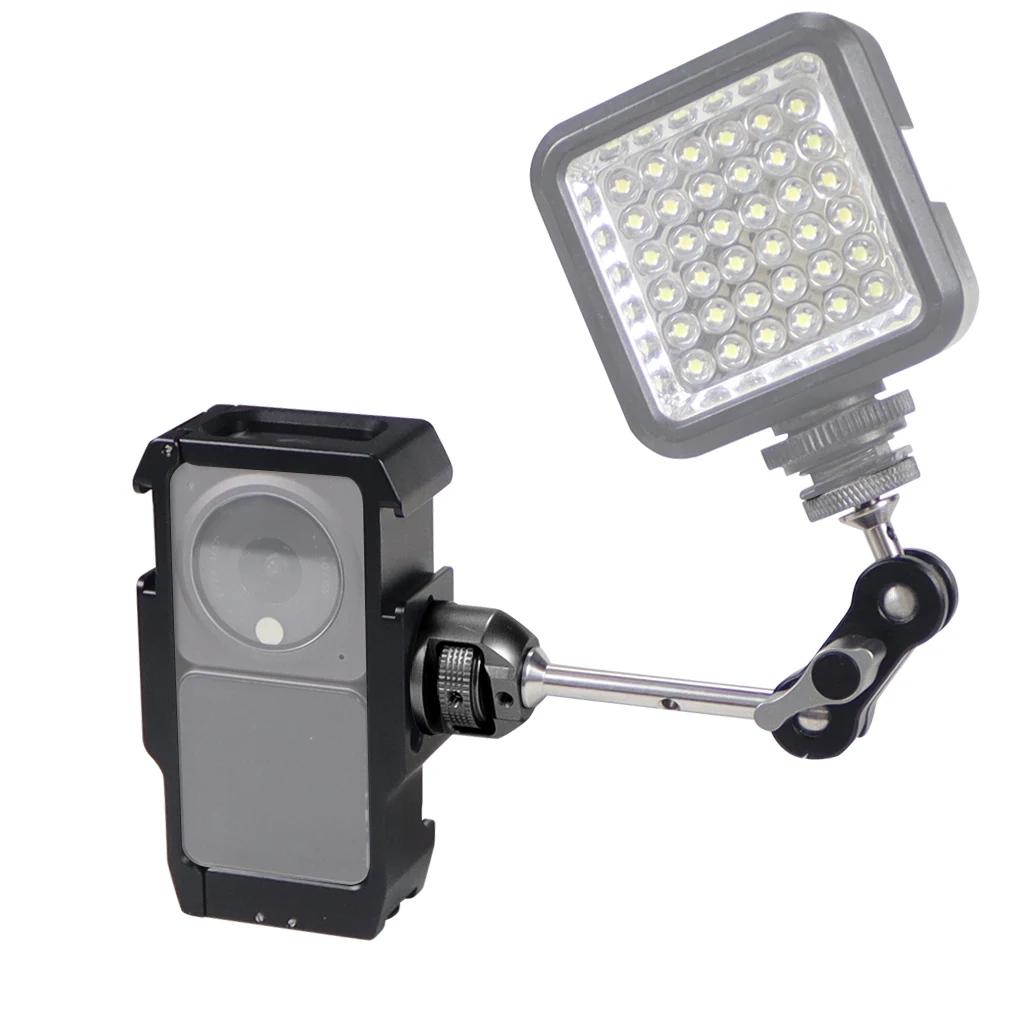 Magnetic Action Camera Cage For Action 2 Dual-screen Full Cage w/ Cold Shoe Mou