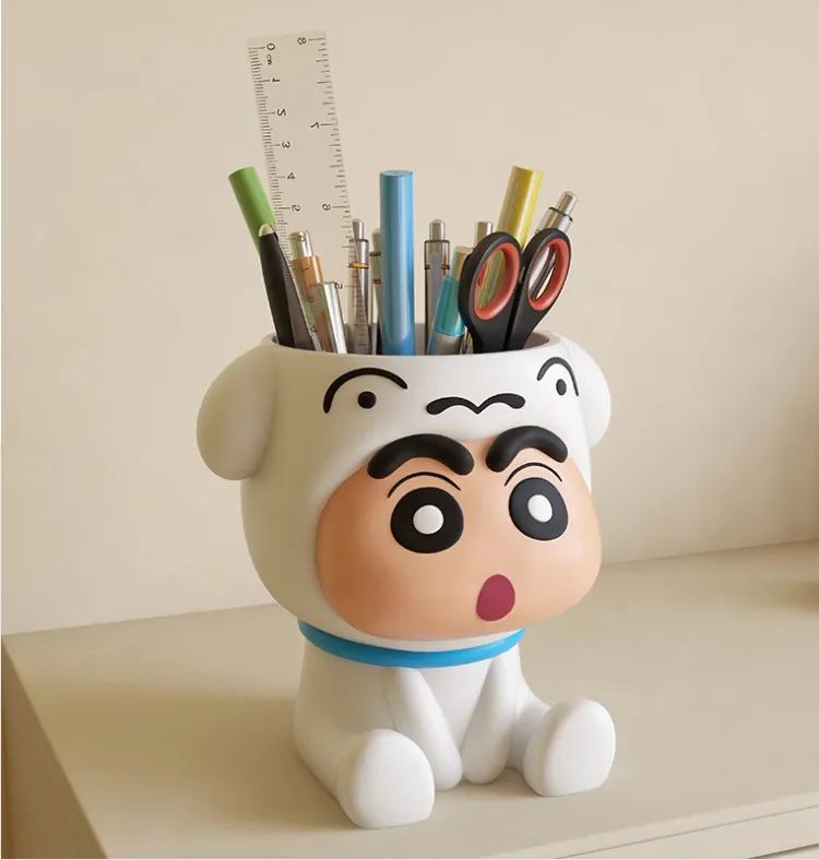 Cartoon Niedliche Crayon Shin Chan Stiftebox Shin-Chan Federmäppchen Shin Chan Spielzeug-Ornament Schreibtisch-Aufbewahrungszubehör Niedlicher Stifthalter – Detail 4